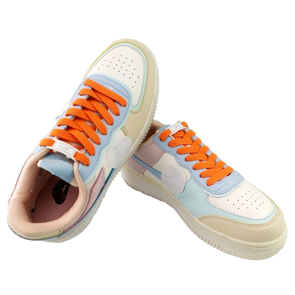 مرونة حذاء رياضة أربطة الحذاء للأطفال والكبار ، لا الأربطة حذاء التعادل ، مشبك منحني ، اتسعت رباط الحذاء المسطح للأحذية ، تصميم جديد ، 8 مللي متر