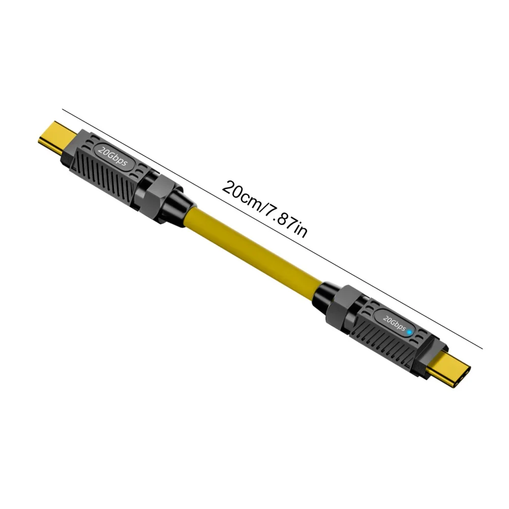 High-Speed 140W Power Delivery USB-C Cable with Data & 8K Audio Video Support