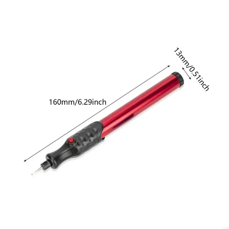 Mini Ergonomic Engraving Pen for Jewelry, Metal & Glass Craft Work 6