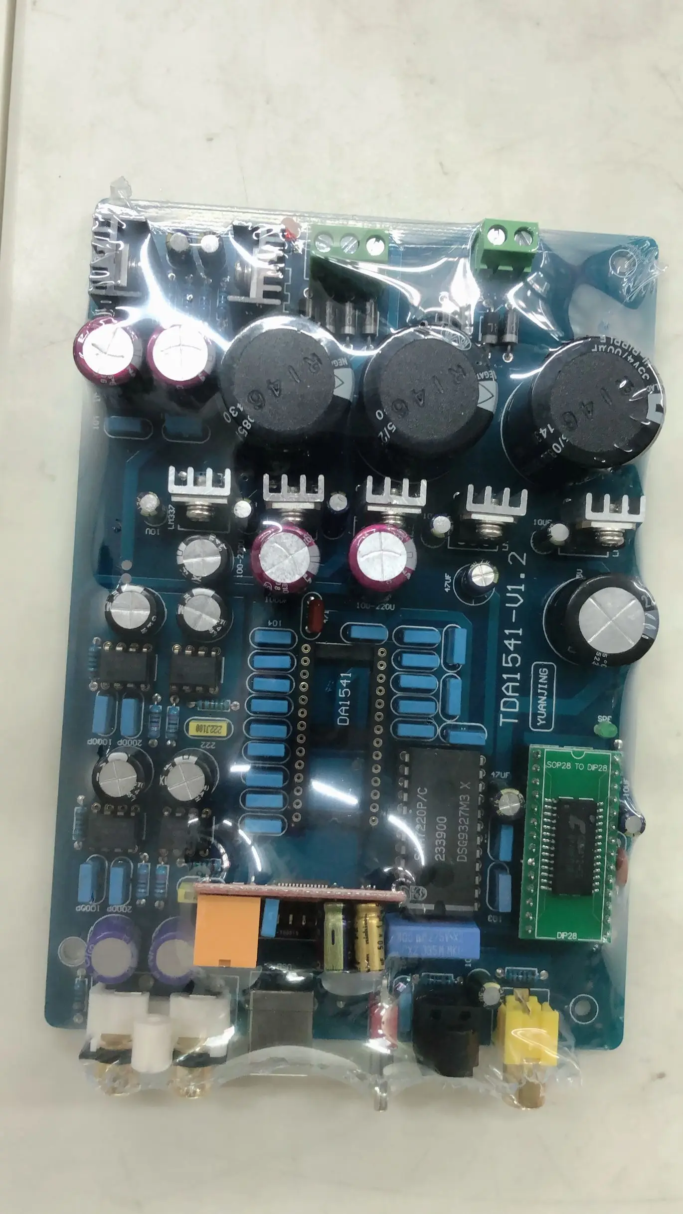 

YJ00122-TDA1541 Fiber Coaxial Decoding Board Contains USB, No 1541IC, No 7220IC