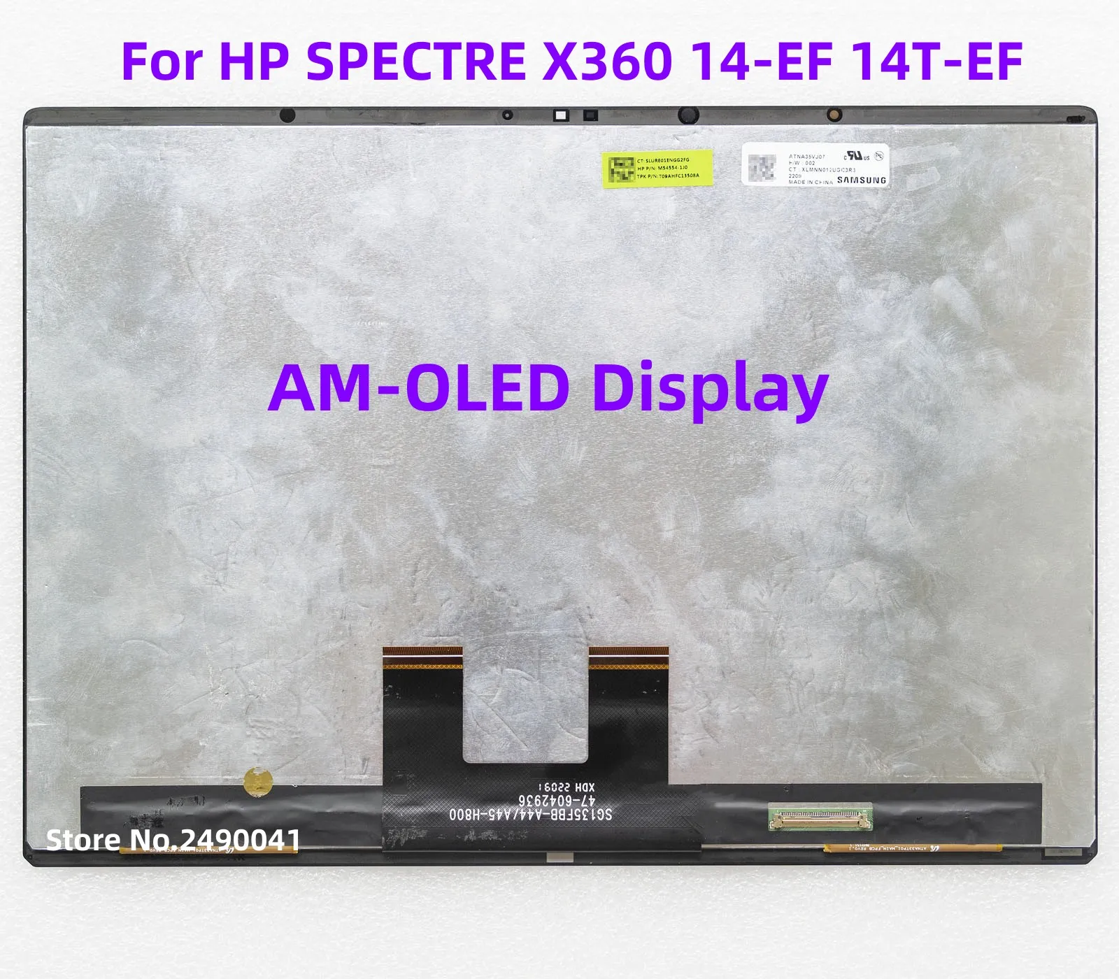 

13.5" LCD Touch Screen Assembly for HP SPECTRE X360 14-EF 14T-EF AM-OLED Display Panel ATNA35VJ07 14-ef2000la ef2001TU EF2023DX