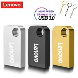 Lenovo 2TB Metal Flash Drive 3.0 High Speed PenDrive Mini USB 128GB Waterproof 1TB Large Capacity Portable Free Adapter&Chain