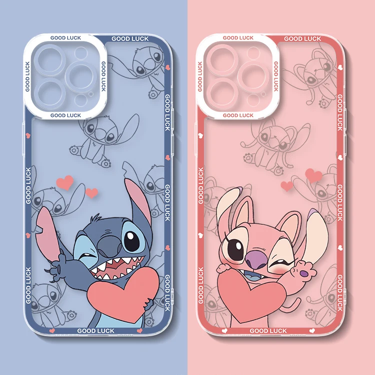 Disney Stitch Soft Silicone Case For Iphone 14 Pro Max 13 12 11 Pro Max