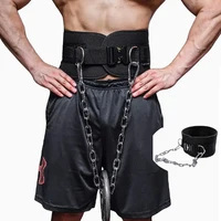 Sturdy Weight Lifting Dip Belt with Metal Chain for Intense Gym Workouts
