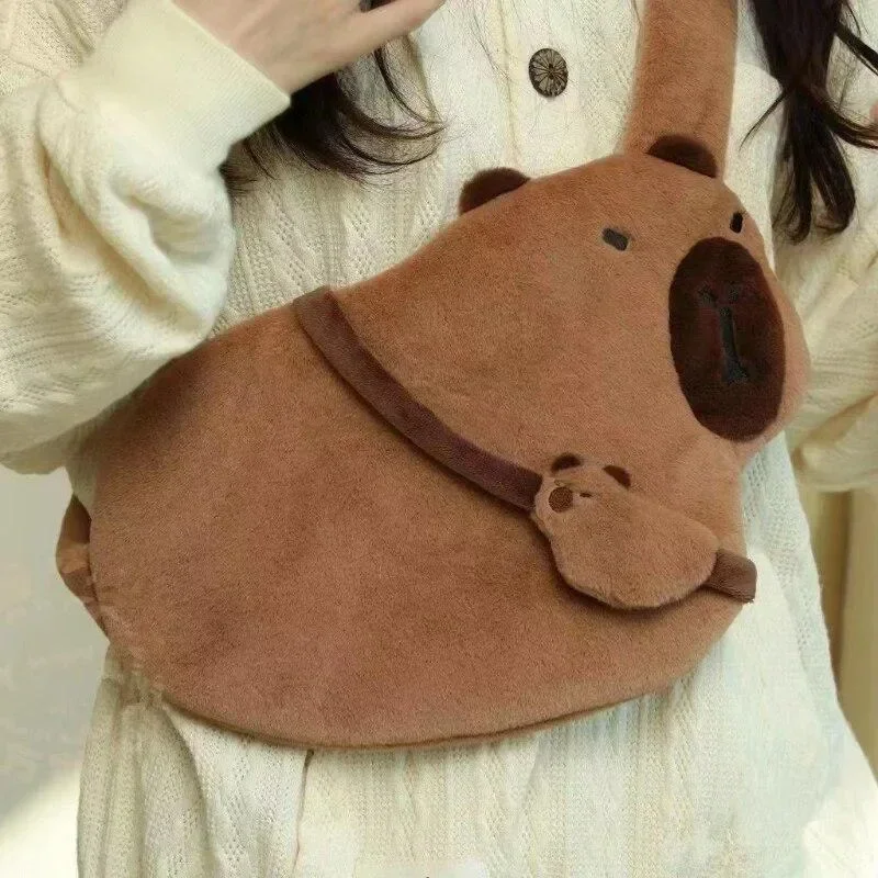 FASHION Capybara Chest Bag Crossbody Bag Women Cartoon Water Dolphin Mobile Phone Bag Shoulder Bags Student