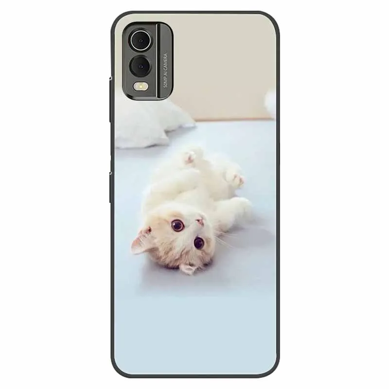 Shockproof Soft Silicone TPU Back Cover with Cute Cartoon Design