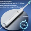 Sonic Electric Adult Toothbrush Rechargeable With 4 Replacement Brush Heads 5 Modes and 3 Intensity 2 Minute Intelligent Timer 6