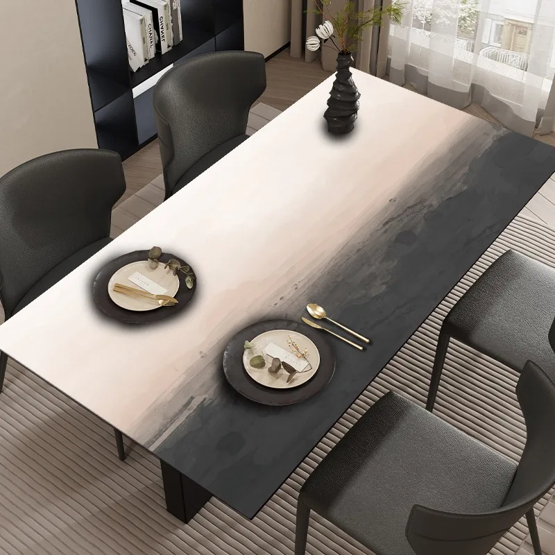 

Advanced Retro Dining Table Mats Waterproof PVC Oil-proof Soft Mat Scratch Resistant Wear Resistant Coffee Table TV Cabinet Mat