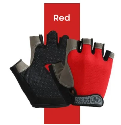 Enhanced Performance Anti-Slip Fingerless Workout Gloves