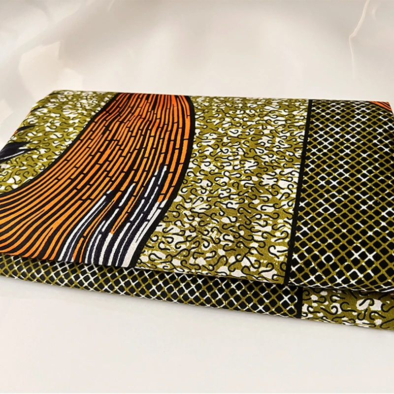 Ghana wax fabric pagne Africa high quality 100% cotton African wax fabric printed in Holland Ankara style 6yards