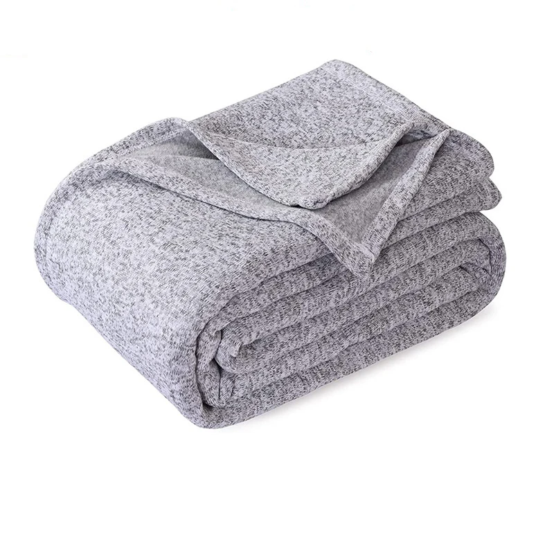 

Free Shipping 2Pcs/Lot 30/40 Inch Sublimation Blanks Grey Color Jersey Sweater Fleece Baby Blankets For Baby Newborn Gifts