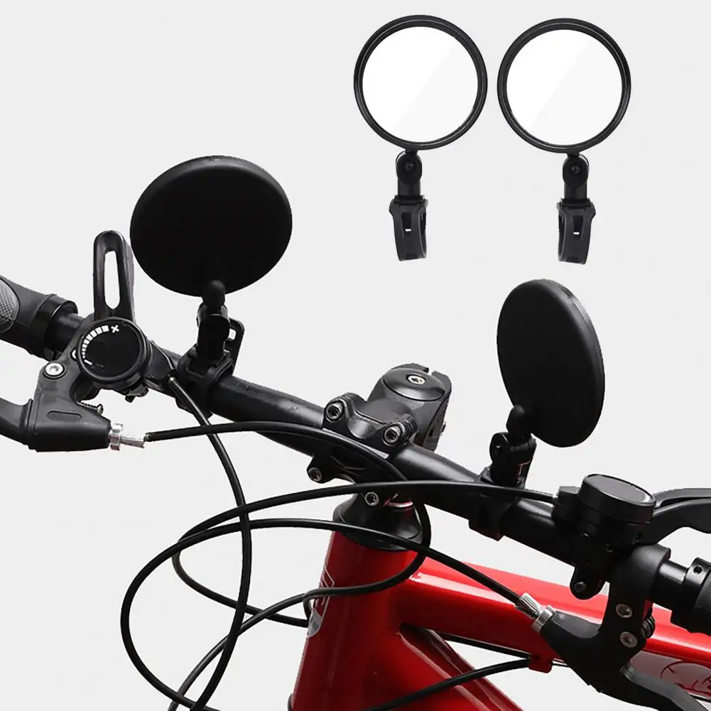 

Bike Rearview Mirror Foldable 360 Degree Rotation Convex Acrylic High Strength Handlebar Mirror for Bicycle