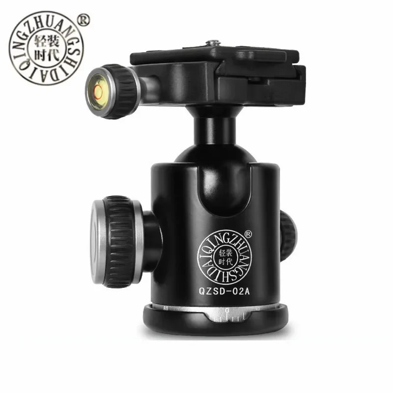 QZSD Q02 Camera Tripod Ball Head Ballhead with Quick Release