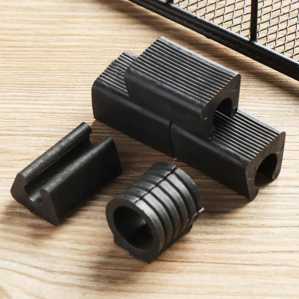 의자 발 안티 프론트 틸트 U자형 플로어 글라이드 튜브 캡 범퍼 댐퍼 스툴 의자 다리 파이프 클램프 플로어 보호대, 10 개