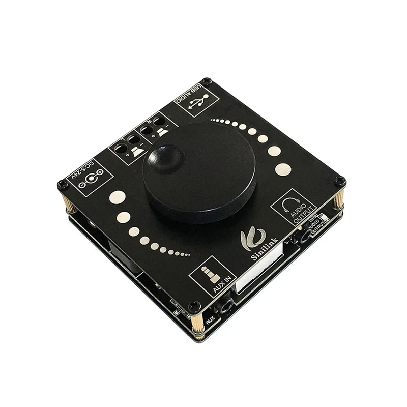 

XY-AP50H 2.0 Stereo Bluetooth5.0 Amplifier Board TPA3116D2 50W+50W High-Bass Adjustable Stereo Audio Module