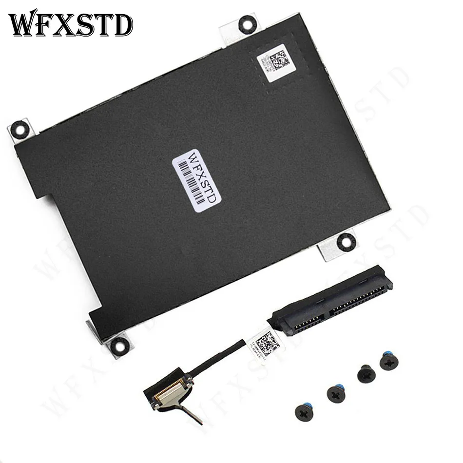 NEW HDD Cable 80RK8 + Caddy Frame Bracket 0NDT6 For Dell Latitude 5480 5490 5491 Laptop Drive Bay Hard Drive caddy