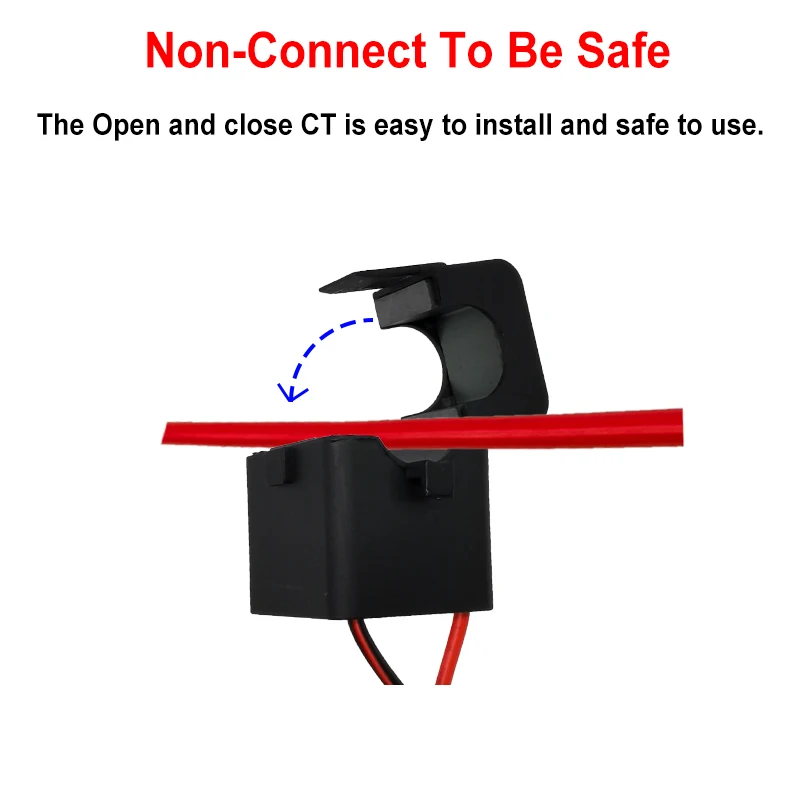 Energy Clamp Meter Voltage Current Meter Energy Monitor Tuya Smart Bidirectional ZigBee Energy Meter