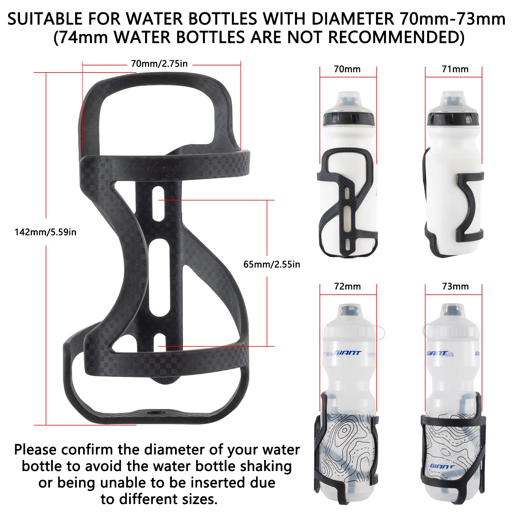 Bicycle water bottle cage hualong left right side load water bottle cage holder road mountain bike holder
