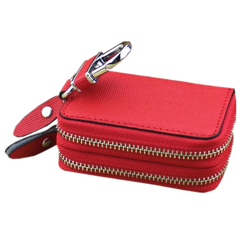 Key Holder Genuine Leather Key Wallet for Men & Women Car Key Multi Function Case