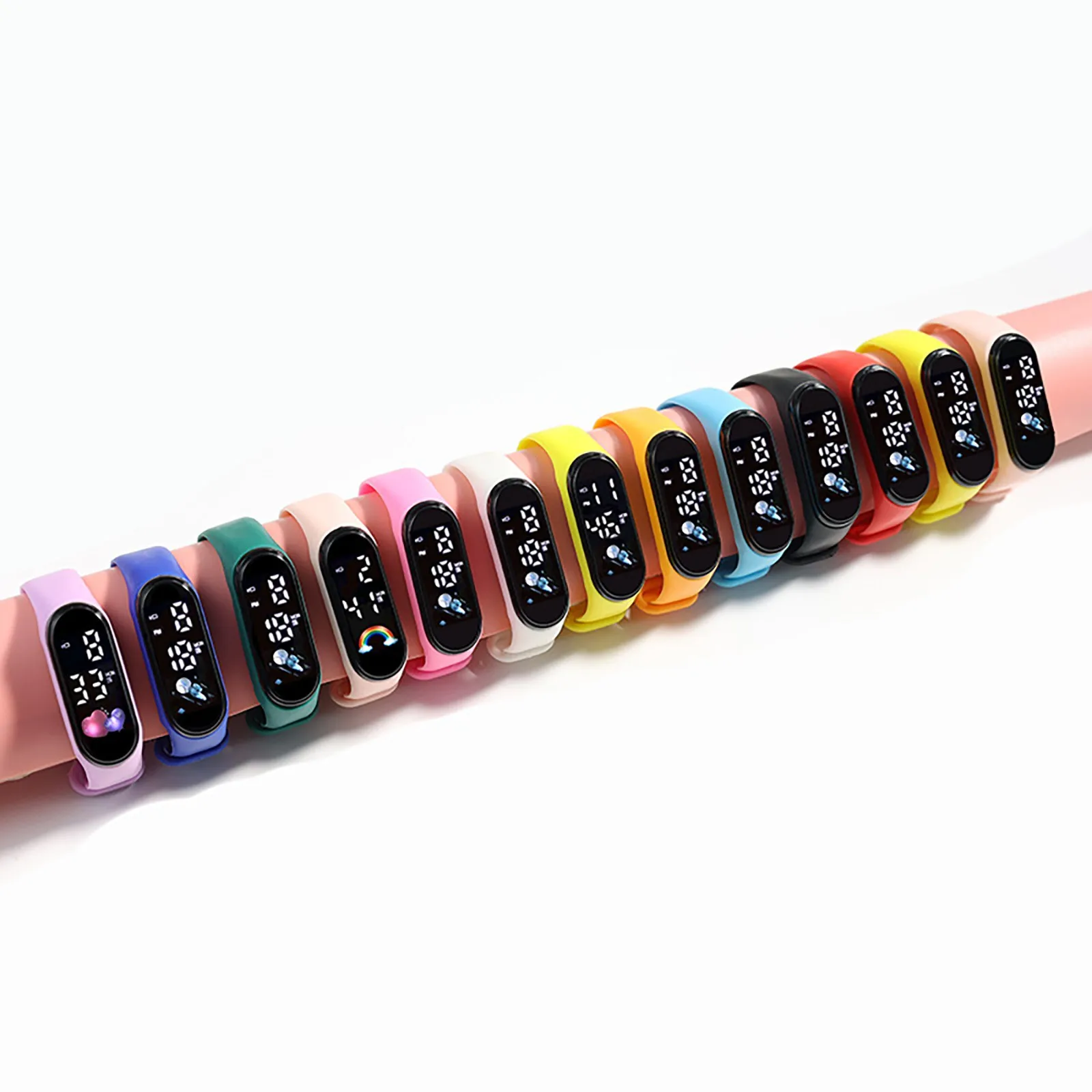 Children'S Sports Watch Love Style Cartoon Watch Outdoor Bracelet Life Waterproof Electronic Watch Child’S Watches Birthday Gift 3