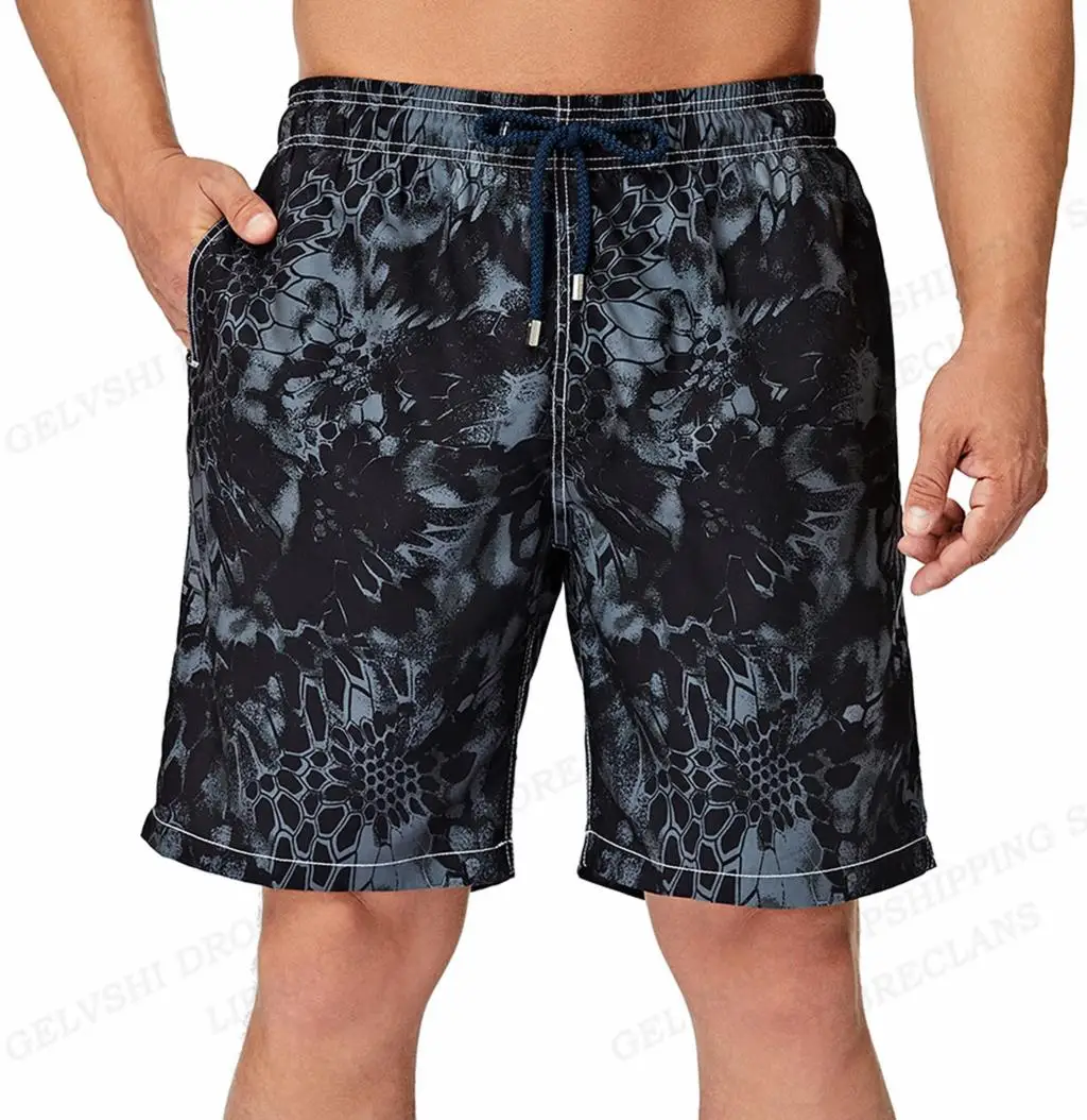 Men\'s Swimwear 3d Print Floral Flags Men Summer Sports Swimming And Surfing Beach Trousers Quad Quick Dry Retro Beach Shorts