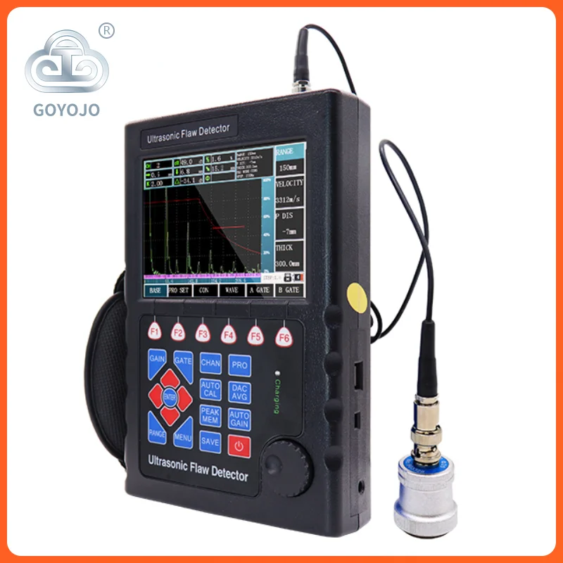 Portable Digital Ultrasonic Flaw Detector NDT Equipment Testing Machine Metal 0~10000mm
