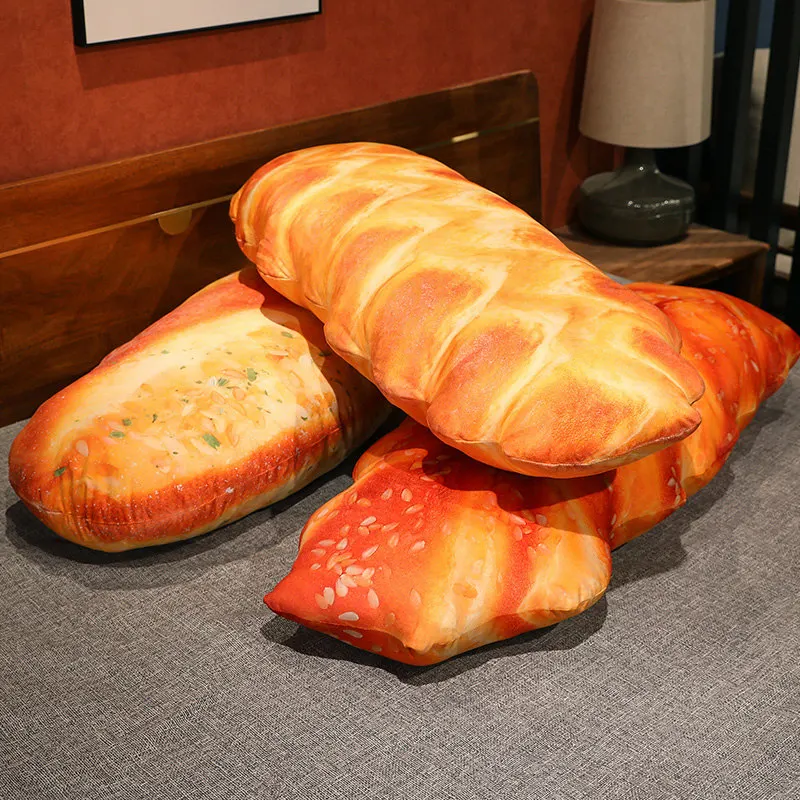 20~110cm Long Bread Pillow Stuffed Like Real Sesame S Cheese Denmark Toast Chopped Green Onion Sleeping Hug Support Leg Gift 6