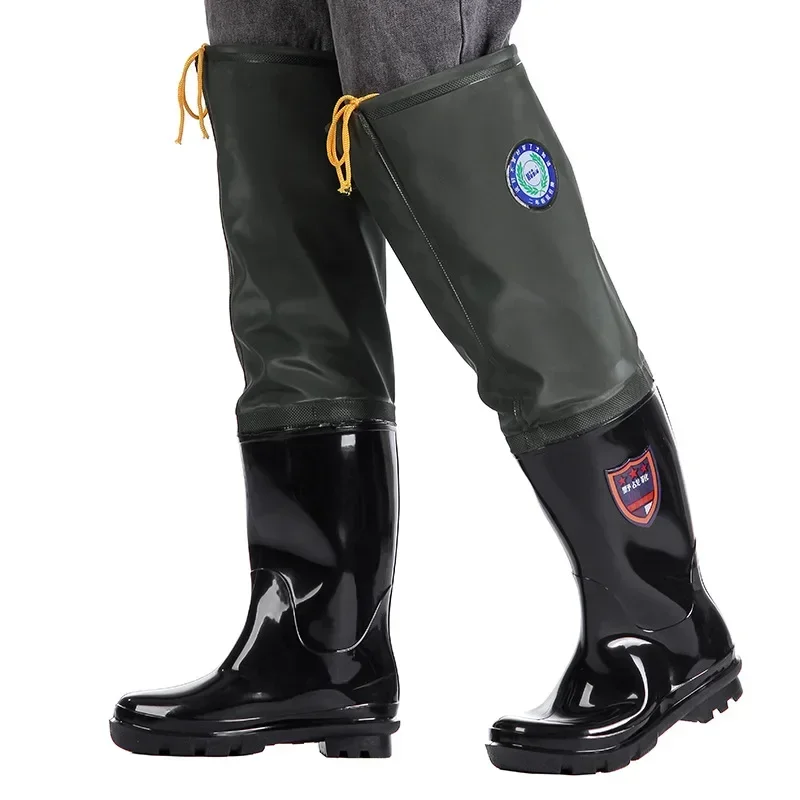 Thickened Super High Water Pants Multipurpose Rain Boots Wear-resistant Fishing Waders for Fishing Shoes Non-Slip Water Shoes fly fishing waders fishing boots