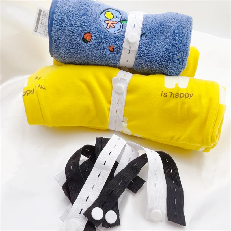 의류 보관용 고정 탄성 벨트, 시트, 옷장 마감용, 접이식 저장 단추, 구멍 탄성 밴드 단추, 도매, 1000 개
