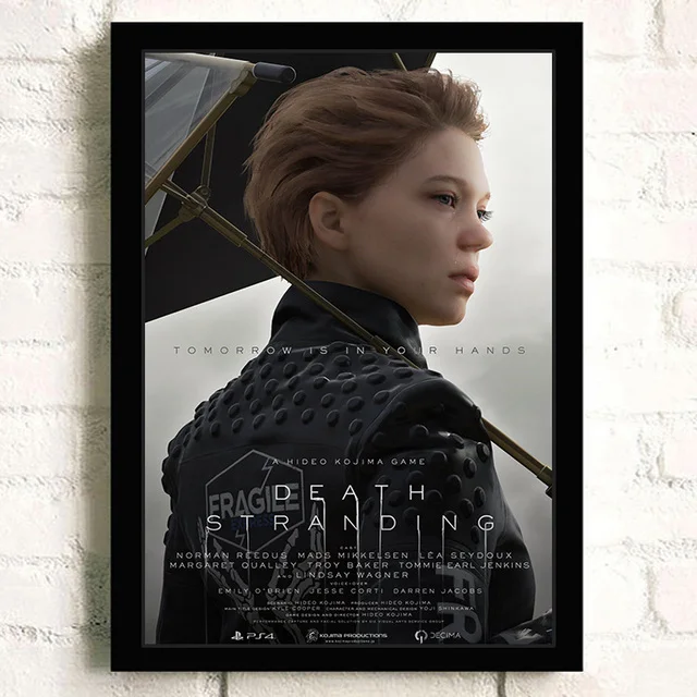 thumbnail image 1 of Póster del juego Death Stranding, cómics, arte de pared de calidad, pintura impresa en lienzo, póster para bar, cafetería, habitación, imágenes, cuadros, decoración del hogar, 1 of 5