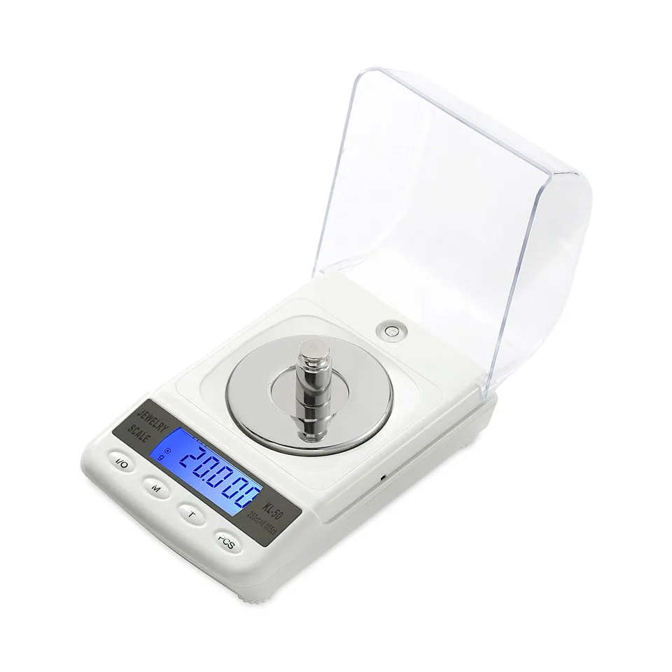 

50g / 0.001g Digital Electronic Scale LCD Display Precision Laboratory Balance Gram Medical Scales Portable Jewelry Glod scale