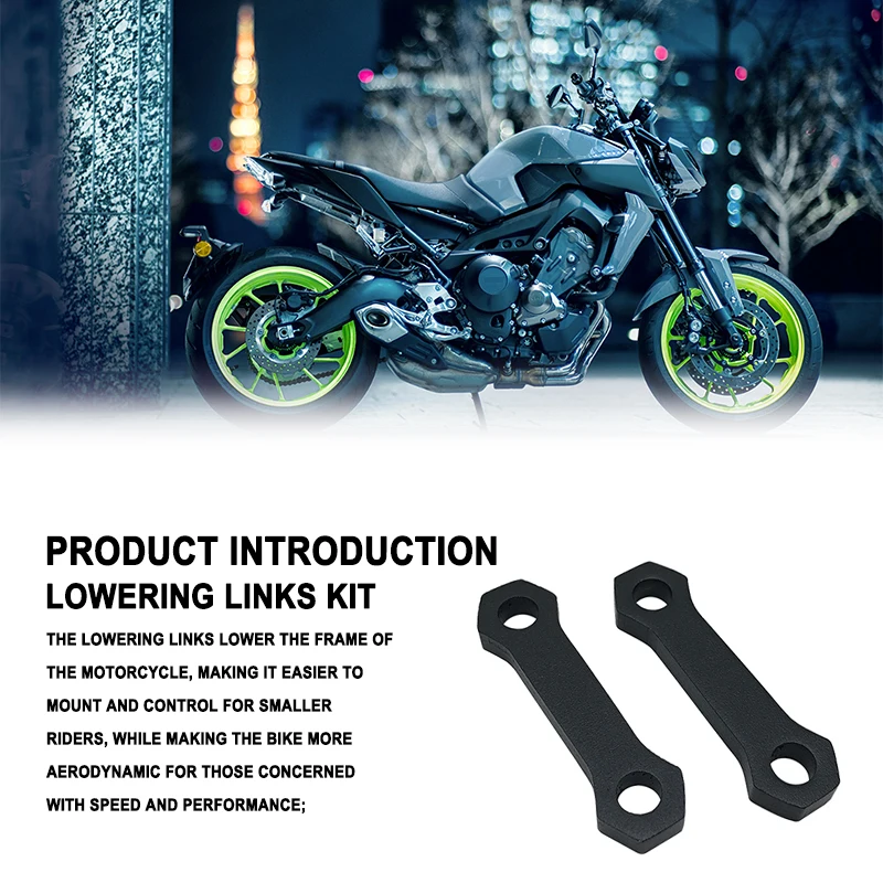 MT09 Lowering Links Kit 30mm Lower Suspension Kit For YAMAHA MT 09