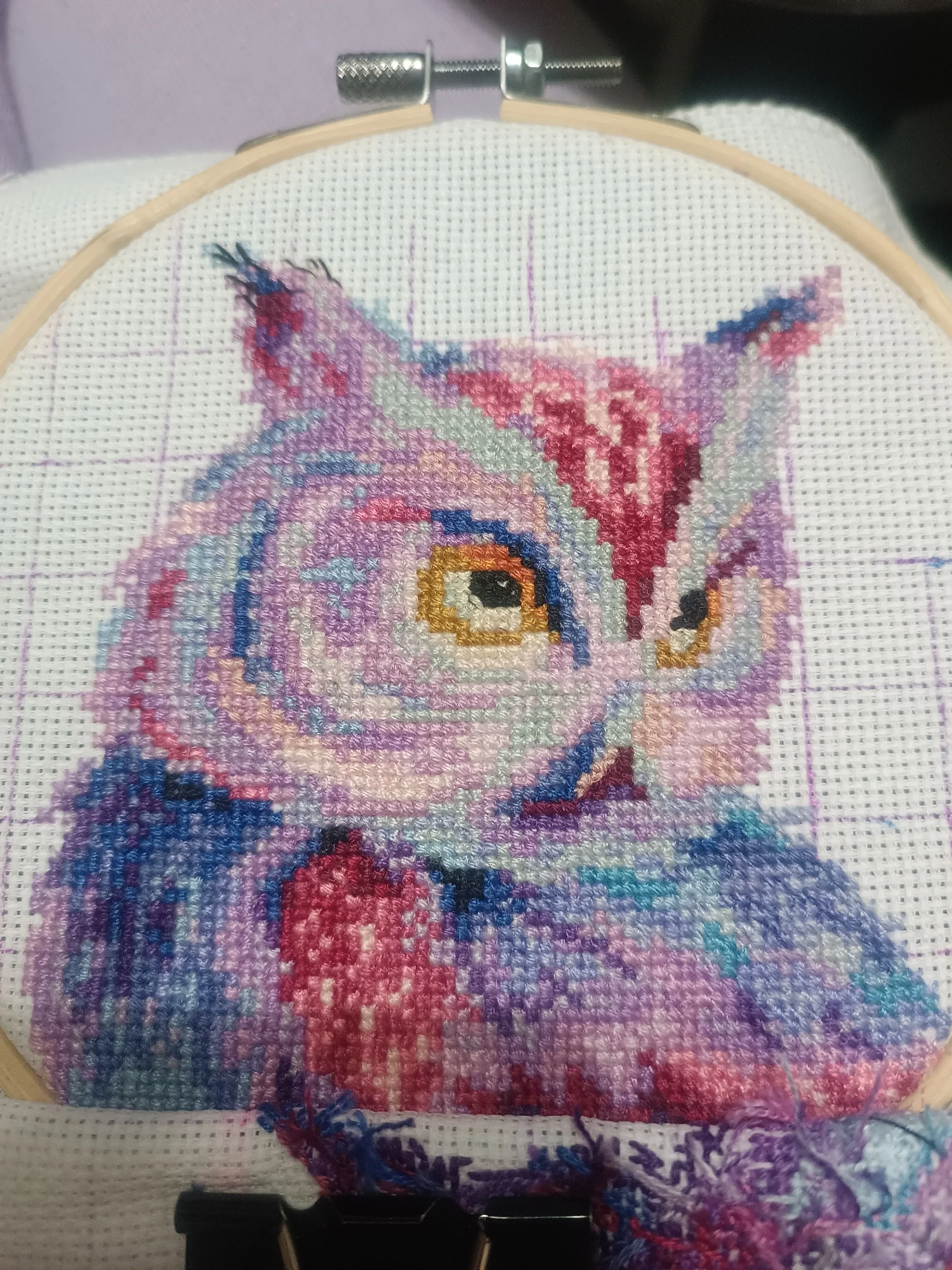 Cross Stitch Kit Cross Stitch Tools Dream catcher and owl cross stitch package animal 18ct 14ct 11ct cloth cotton thread embroidery DIY handmade needlework