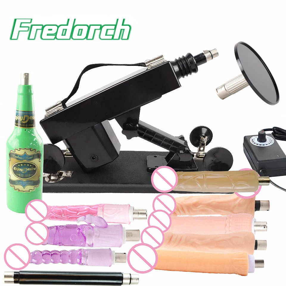 10 Days Delivery Fredorch Automatic Vibartor Sex Machine with Vagina Cup Sex Toys Dildo for Woman Adult Product Masturbator