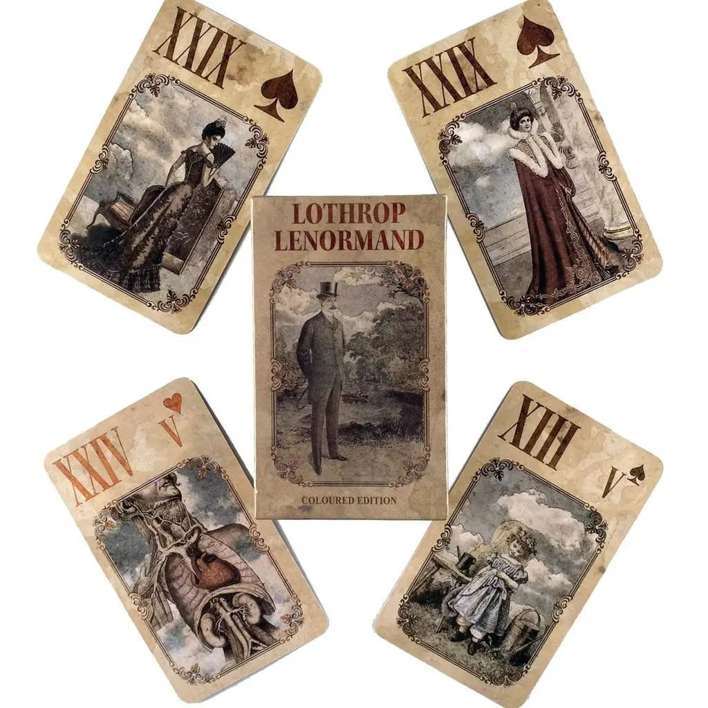 Lothrop Lenormand Oracle Cards Leisure Party Table Game Fortune-telling Prophecy Tarot Deck 3