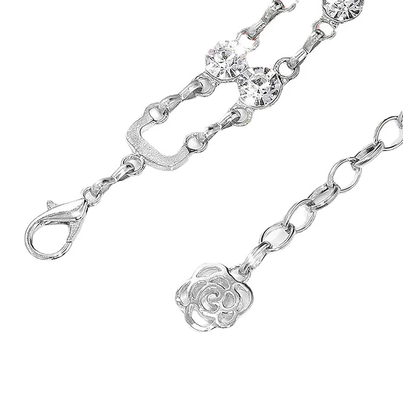 Creative Metal Chain Belt Fashion Versatile Alloy Rhinestone Waist Chain Ladies Luxury Double Layers Crystal Diamond Body Chain - Image 4