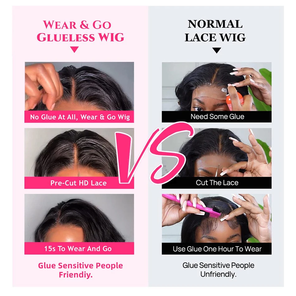 Glueless Preplucked Human Wigs Ready To Go Curly Wigs Pre Cut Water Wave Human Hair Wig 4X4 5X5 Closure Brazilian Wig 30 32 Inch