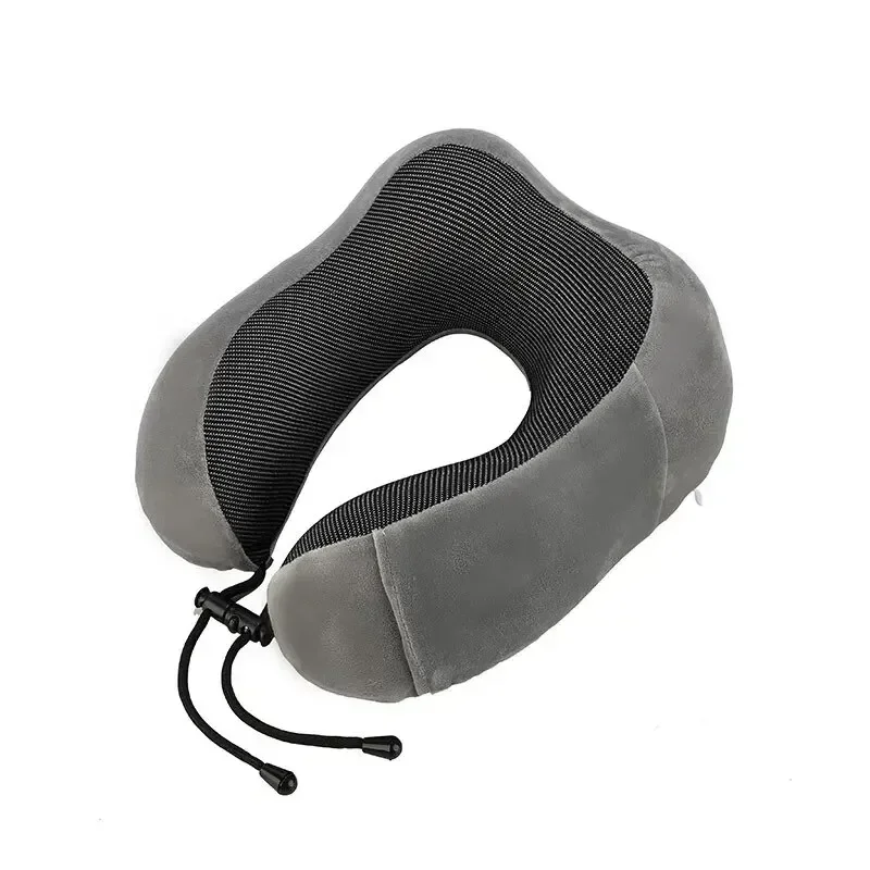 Travel in Comfort with U-Shaped Memory Foam Pillow for Neck Support on Cars and Airplanes 4