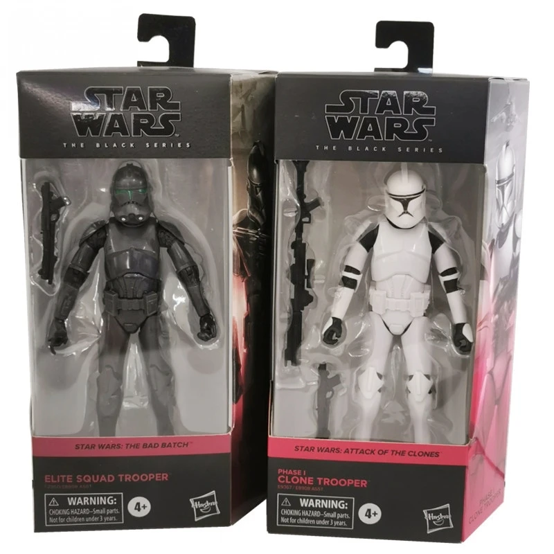 6 Pollici Star Wars The Black Series Kit Fisto Elite Squad Trooper Anime Action Figure Figurine Da Collezione Modello Di Bambola Regalo Giocattolo