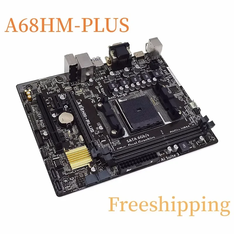 Amd A68hm Plus Motherboard A68HM-PLUS Asus Socket FM2+ AMD A68H