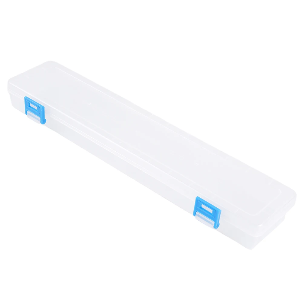 Painting Pencils Box Drawing Brush Storage Case 33x7x3.5cm 18.5x7cm Plastic Watercolour Pen Container Drawing Tool Organizer 1pc painting brush storage bag,paintbrush holder,paint organizer,paint storage containers,art drawing tools