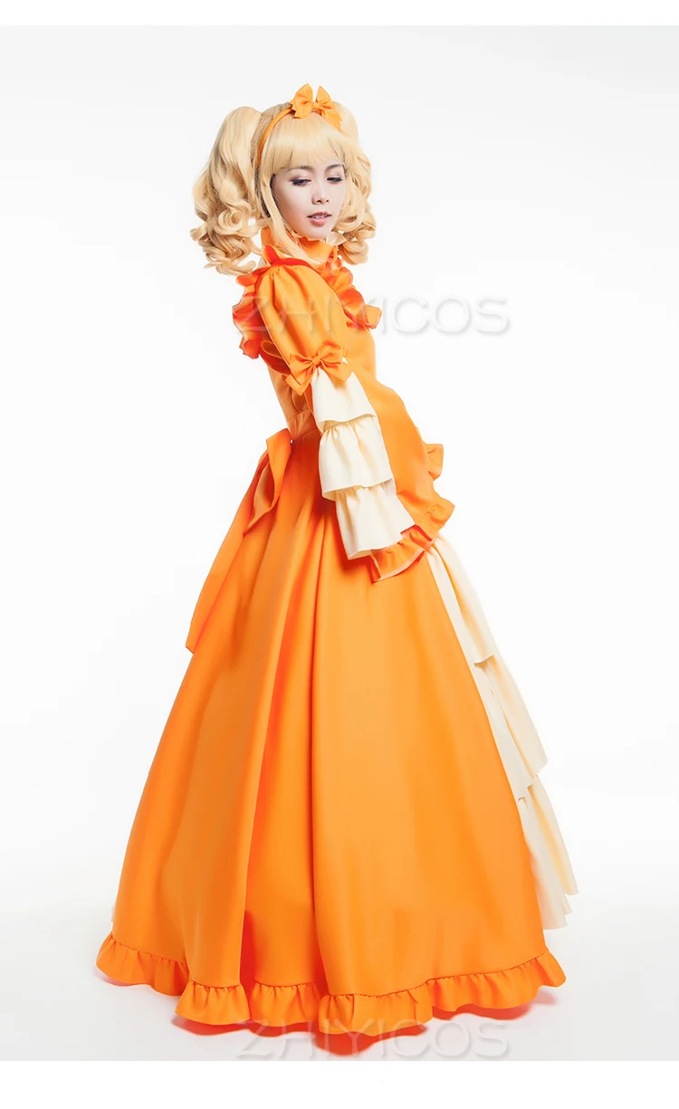 Neues Black Butler Kuroshitsuji Elizabeth Cosplay Kostüm Halloween Anime Lolita Kleid für Damen 8