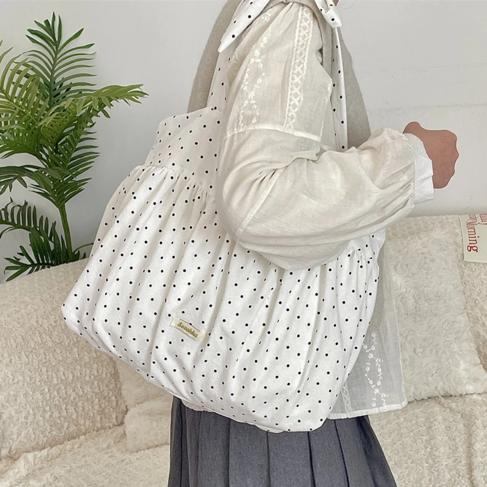 SOZAKKA Lazy Rabbit Large Capaci Tote Bag Belted Canvas Shoulder Bag Casual Sle Underarm Bag Spring Summer New Model Handbag