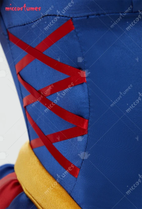 Damen Clown Cosplay Kostüm Harlekin Jumpsuit und Hut mit Handschuhen und Socken 29