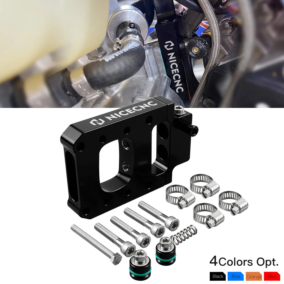 Motorcycle TPI Fuel Injector Relocation Block Kit for GasGas EC250