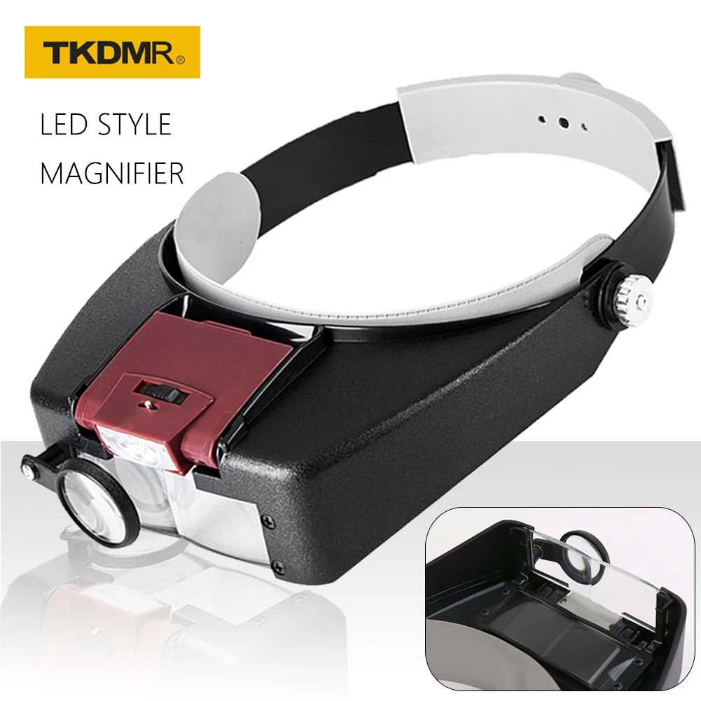 HeadbandIlluminatedMagnifierHighTimesEyewearMagnifyingGlasses