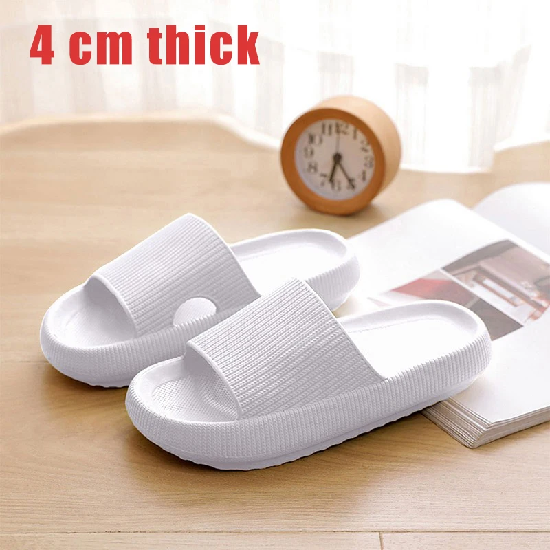 Surgical Sandal Shoes Medical Slippers Thick Sole Home Women Slippers Ladies Platform Flat Shoes Non-slip EVA Living Room Indoor Slides Women Slippers 4.5cm Heel leather house slippers House Slippers