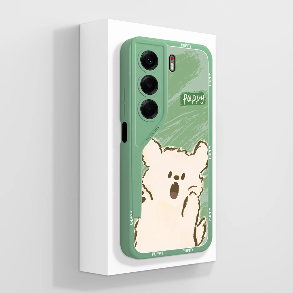 Trendy Creative Soft High-Quality Liquid Silicone Phone Case - Durable Bumper Back Cover