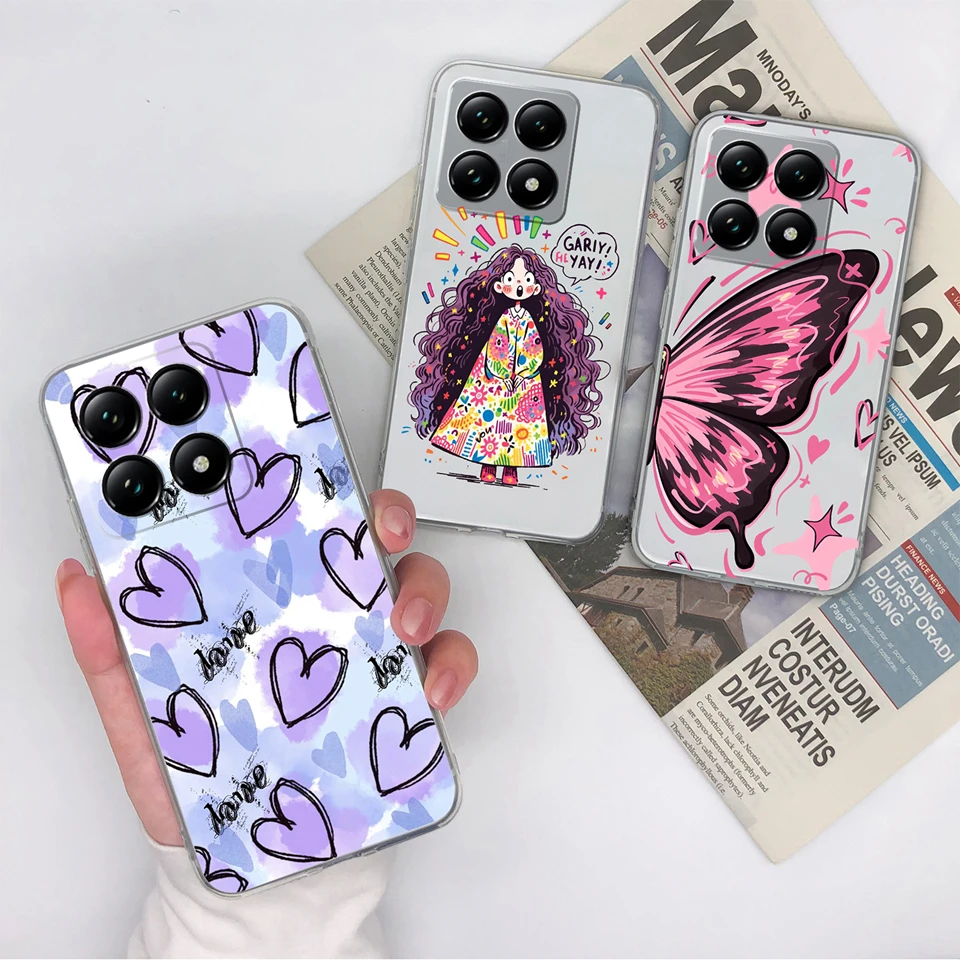Transparent Shockproof Duck Bow Phone Case - Durable High-Quality Simple Shell