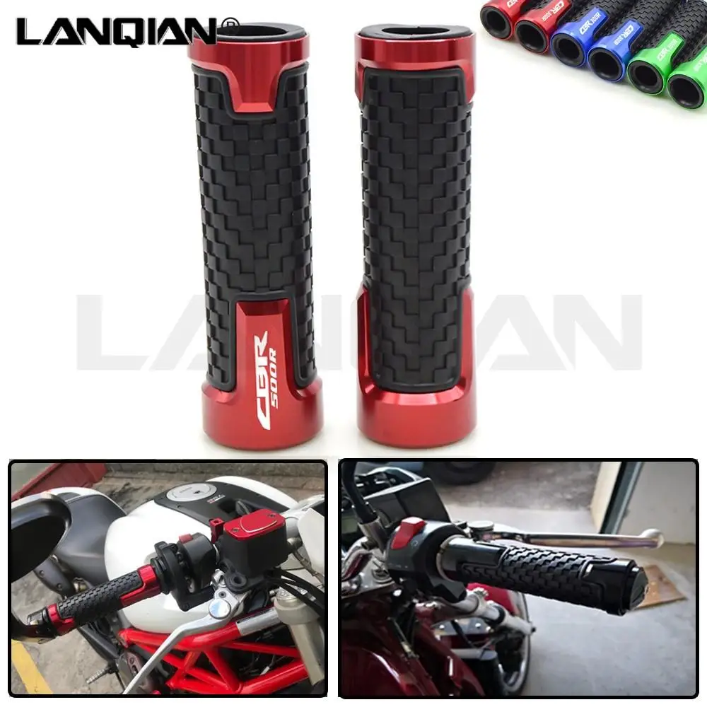 

For Honda CBR500R Motorcycle Handlebar Grips Hand Bar Grips CBR 500 R 2013 2014 2015 2016 2017 2018 CB 500R CNC Accessories